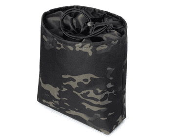 SALE! Folding Molle Tactical Magazine Dump Pouch (MC Black)