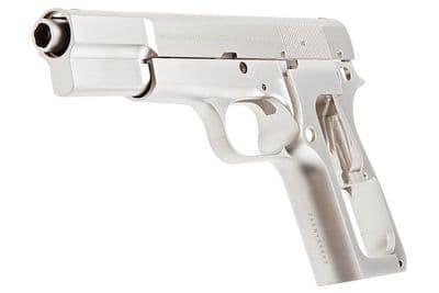 Sale! Mafioso Hi-Power MK3 GBB Full Steel Kit Set for WE Hi Power GBB Pistol - Silver