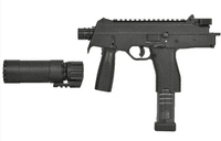 Sale  MARUYAMA MP IX Airsoft GBB SMG Rifle W/ Suppressor