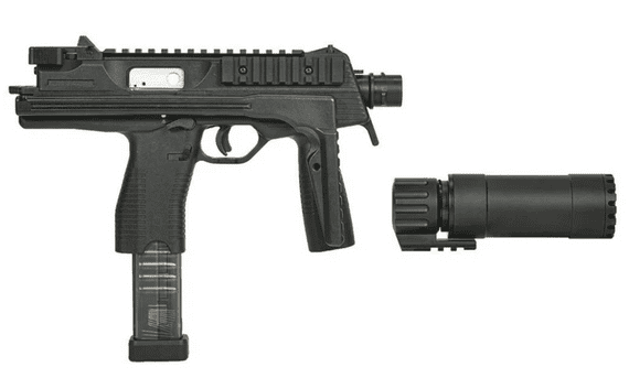 Sale  MARUYAMA MP IX Airsoft GBB SMG Rifle W/ Suppressor