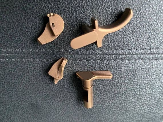 SALE! Pro-arms Steel (Black or PVD Tan) trigger/ Ambi safety/ take down level for SIG M17