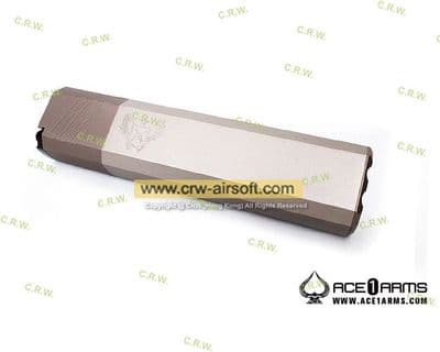 Sale! SilencerCo Airsoft Osprey 9mm Suppressor 7inch FDE 14mm+