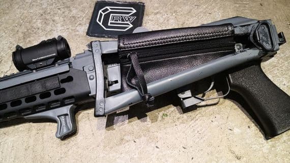 SALE! TGC AK Triangle Folding Stock Pouch (Real Leather)