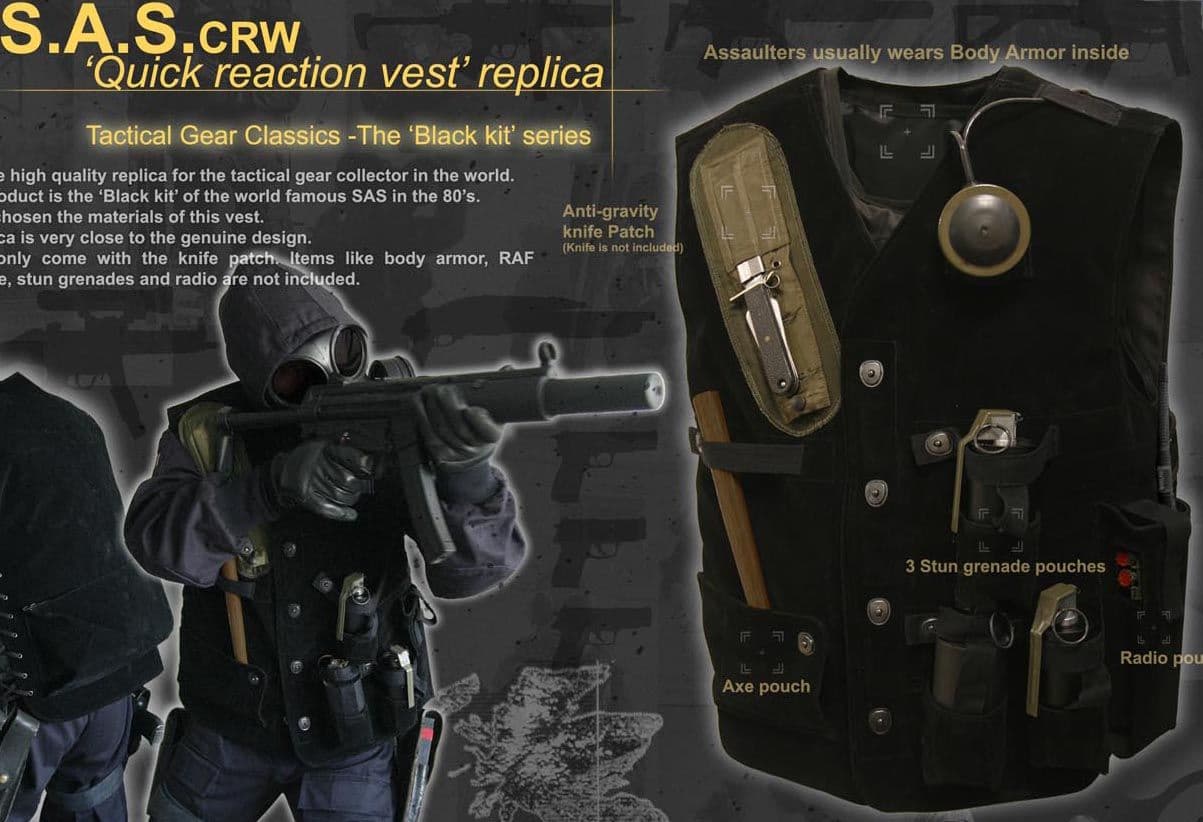 Moden Sas SAS CRW 80 s tactical Vest 2025 version by TGC