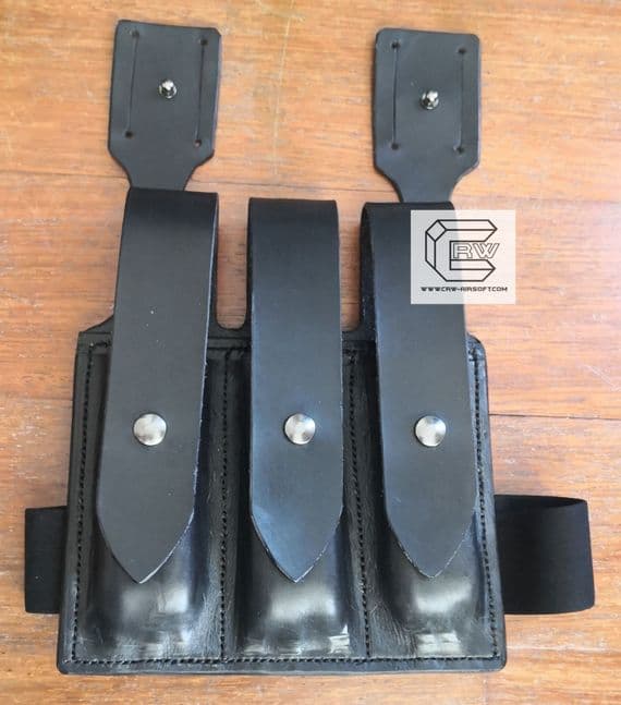 SAS CRW Nimrod style Mp5 mag pouch by Len Dixon (Hand made, Made in the UK)