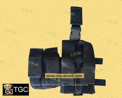 SDU Land Assault MP5 Mag + pistol Mag Drop Leg Pouch by TGC