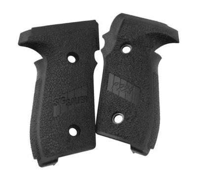 SIG SAUER OFFICIAL P229 GRIP SET, BLACK POLYMER (STANDARD MODEL TWO-PIECE GRIP)