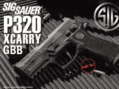 Sig Sauer P320 X-Carry Gas Blowback Pistol (by VFC Black)