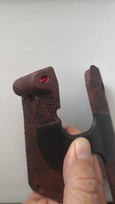 Silverback 1911 Laser grip for Marui, KJ, KSC & WE (Wood colour)