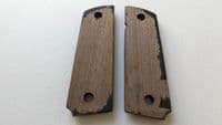 SKULL Punisher logo Black wood grip