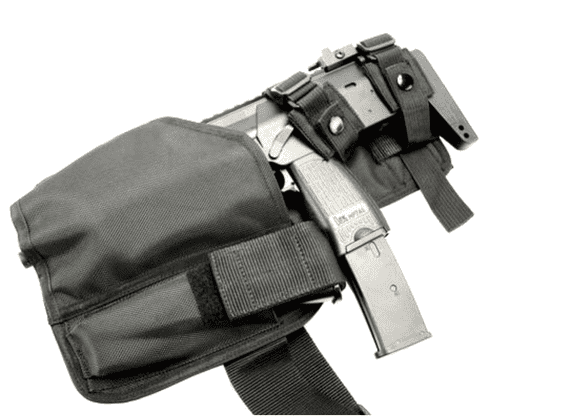 SWAT MP7 Leg Holster (Black) Left handed