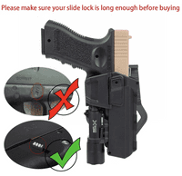 Tactical Glock 17 18 Movable Pistol Holsters Airsoft