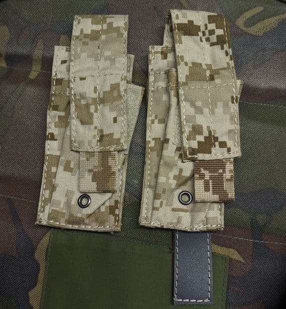 Toy Soldier (Aor1 Clone) 9mm & Hicapa Pistol mag pouch x2