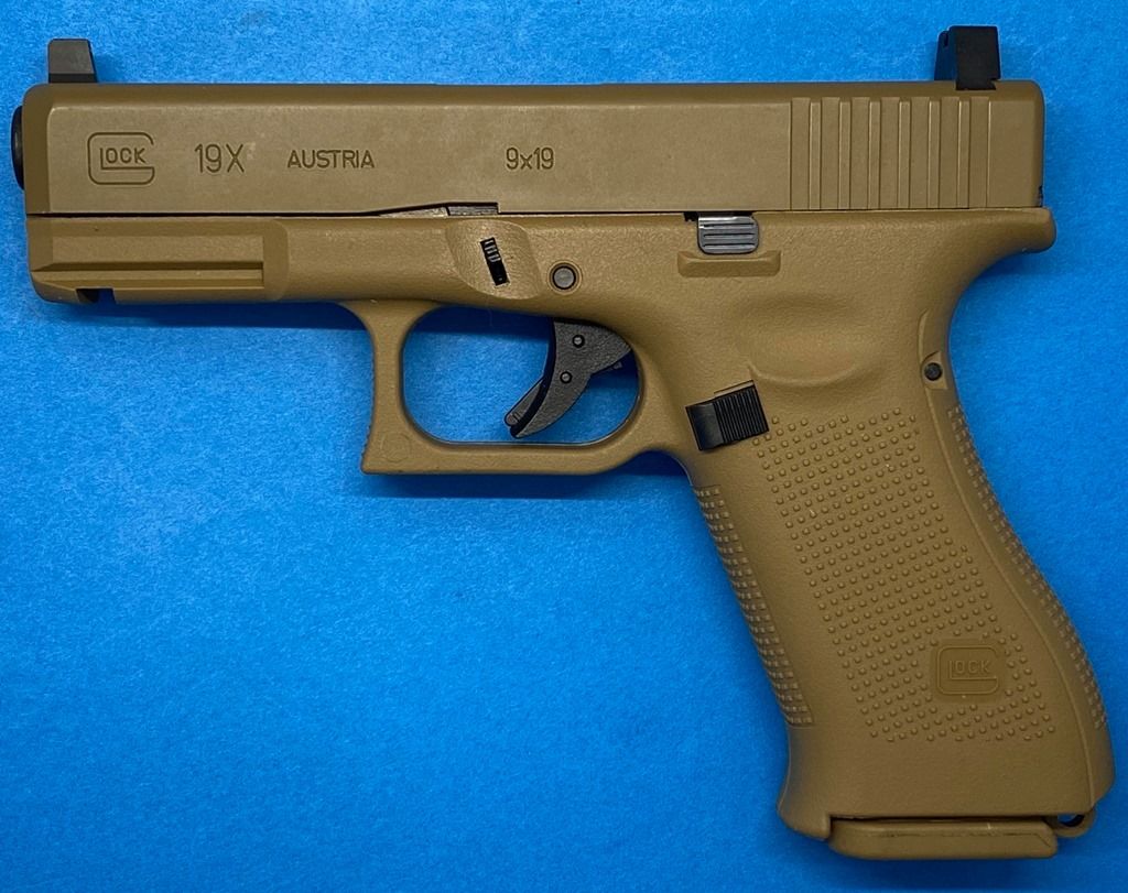 Tritium CNC Steel Suppressor (HIGH) Sight Set for Umarex Glock 19X,G19 Gen4, G17 Gen5