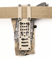 True North Modular Holster adapter with leg strap (Dark Earth Anodized finish)