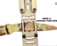 True North Modular Holster adapter with leg strap (Dark Earth Anodized finish)