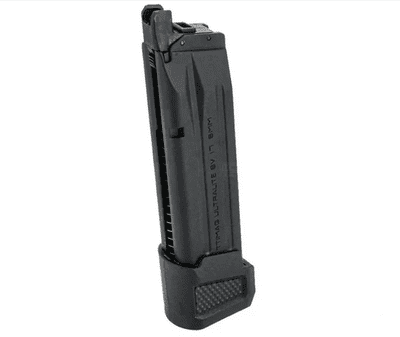 TTI AIRSOFT (BK) 28Rds Lightweight Gas Airsoft Magazine for VFC M17 P320 GBB Series