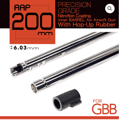 UNICORN 200mm Nitroflon Coating 6.03MM Ultimate Precision Inner Barrel For AAP GBB