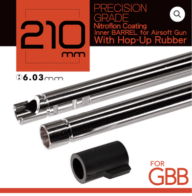 UNICORN 210mm Nitroflon Coating 6.03MM Ultimate Precision Inner Barrel For GBB
