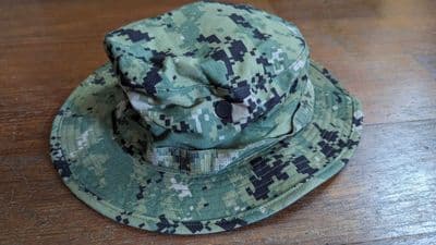 US Navy NWU Type III AOR2 Digital Woodland Boonie Hat