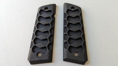 USA Aluminium Grip for M1911/MEU (8 shape, Black)
