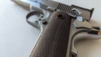 USA Made WW2 style M1911A1 Plastic grips (Brown)