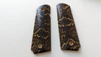 USA Snake skin M1911 grip (Dark colour)