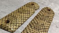 USA Snake skin M1911 grip (No.75) with Ambi-safety cut