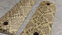 USA Snake skin M1911 grip (No.81) with Ambi-safety cut