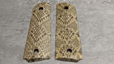 USA Snake skin M1911 grip (No.81) with Ambi-safety cut