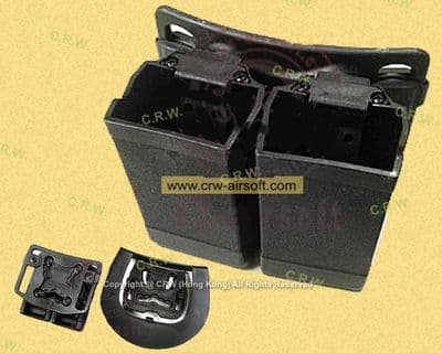 used CQC Style Double Pistol Magazine Belt Holder