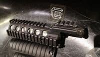Used K.A.C. RIS II rail for M4 with 3 KAC rail panels
