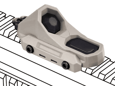 WADSN (TAN) Dual Function Pressure Remote Switch Tail 2.5/PLUG + Surefire M300 M600