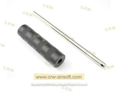 WE Aluminum Universal Pistol Silencer w/6.03mm Inner Barrel kit