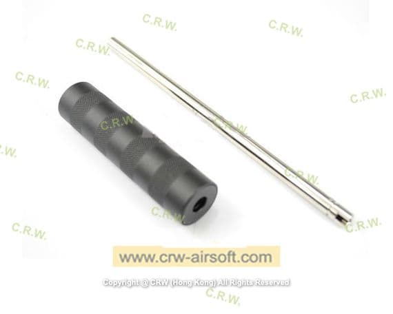 WE Aluminum Universal Pistol Silencer w/6.03mm Inner Barrel kit