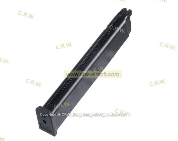 WE EU 17/18 G17 50 Round Extended Gas Magazine