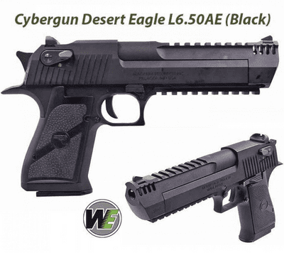 WE Promotion 20% off! WE/ Cybergun Desert Eagle L6 .50AE (Black)