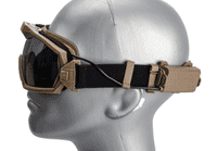 WST Tactical Anti-Fog Goggles (Tan) Tactical Airsoft Safety Goggles for Eye Protection