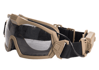 WST Tactical Anti-Fog Goggles (Tan) Tactical Airsoft Safety Goggles for Eye Protection