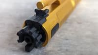 YSC GHK M4 GBB Nozzle(Low power)+ GOLD Super light weight Bolt Carrier High quality 7075 Alu
