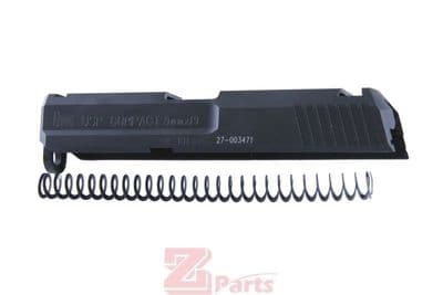 ZParts CNC Steel Slide For KSC USP Compact GBB Pistol (Black KSC-USP-010)