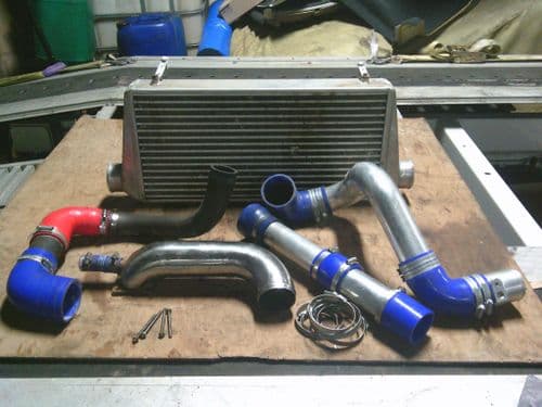ASTRA GSI Z20LET LARGE FRONT MOUNT INTERCOOLER,PIPEWORK & TOPHAT