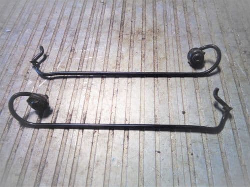 ASTRA MK4 GSI FRONT SEATBELT METAL RAILS, PAIR