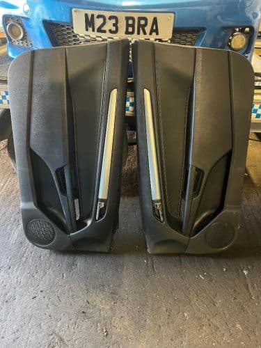ASTRA Mk5 3-DOOR VXR LEATHER INTERIOR DOOR CARDS PAIR