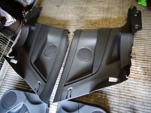 ASTRA Mk5 3-DOOR VXR LEATHER INTERIOR QUARTER CARDS,PAIR