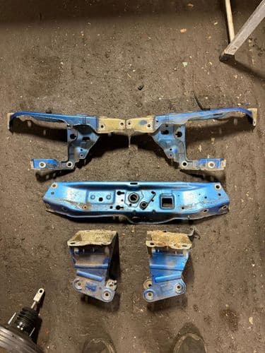ASTRA MK5 FRONT SLAM PANE, HEADLIGHT PANELS & CHASSIS END SUPPORTS IN ARDEN BLUE