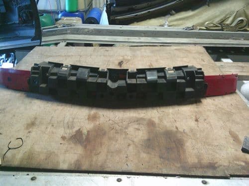 ASTRA MK5 VXR FRONT BUMPER CRASH BAR & PLASTIC SUPPORT IN RED