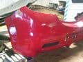 ASTRA MK5 VXR GENUINE GM REAR BUM0PER & DIFFUSER IN FLAME RED