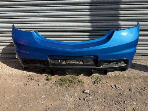 ASTRA MK5 VXR GENUINE GM REAR BUMPER & DIFFUSER WITH FINS IN ARDEN BLUE & BLACK