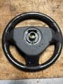 ASTRA MK5 VXR LEATHER STEERING WHEEL & AIRBAG.  BLACK INSERTS